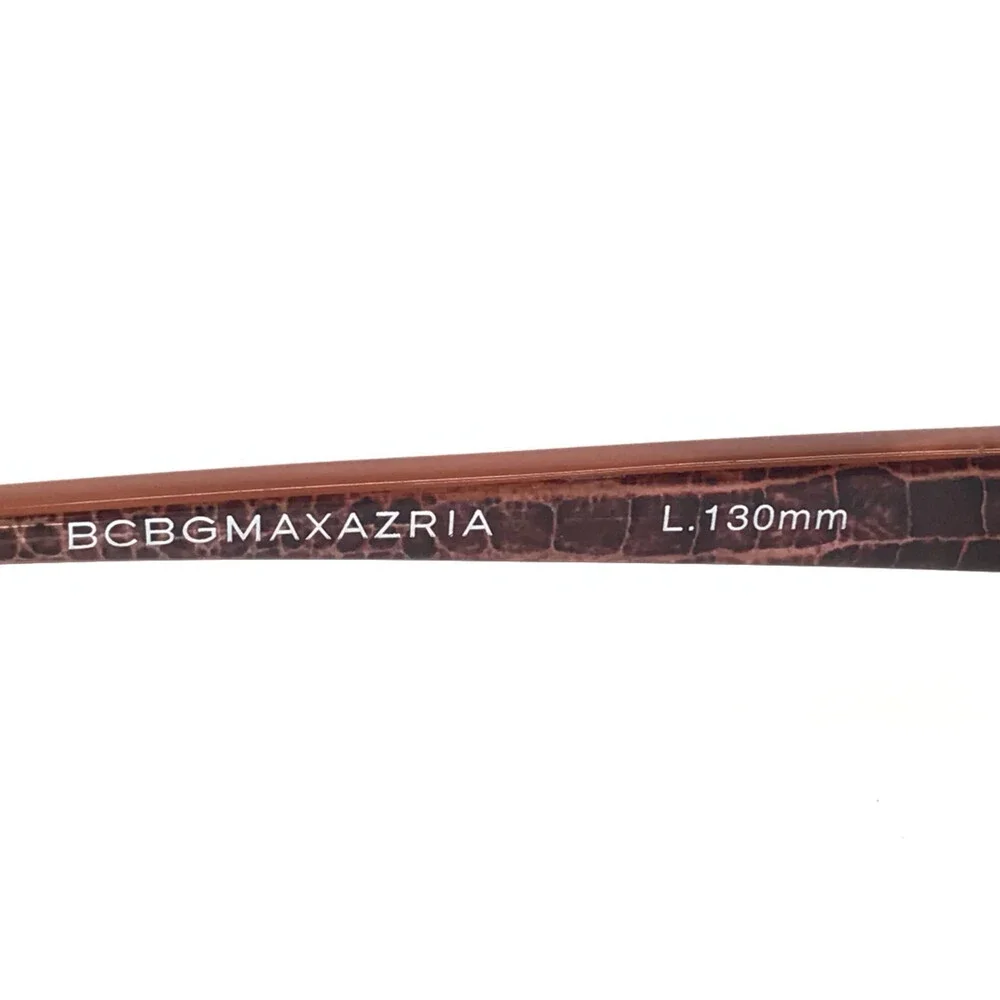 BCBGMAXAZRIA Eyeglasses Frames TESSA BRO Brown Pink Rectangle Full Rim 49-15-130